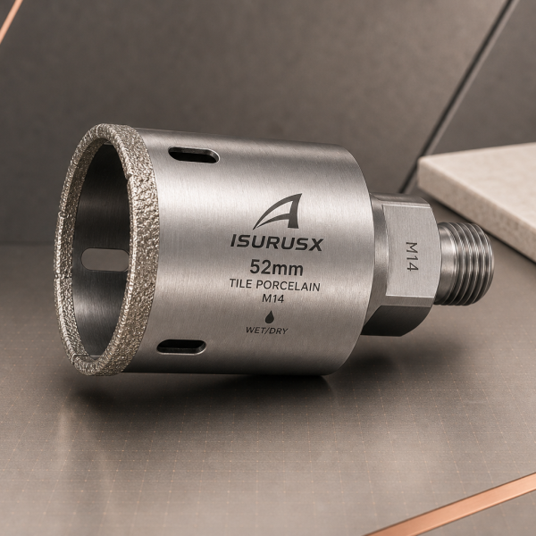 IsurusX Diamant-Lochsaege fuer Fliesen und Feinsteinzeug